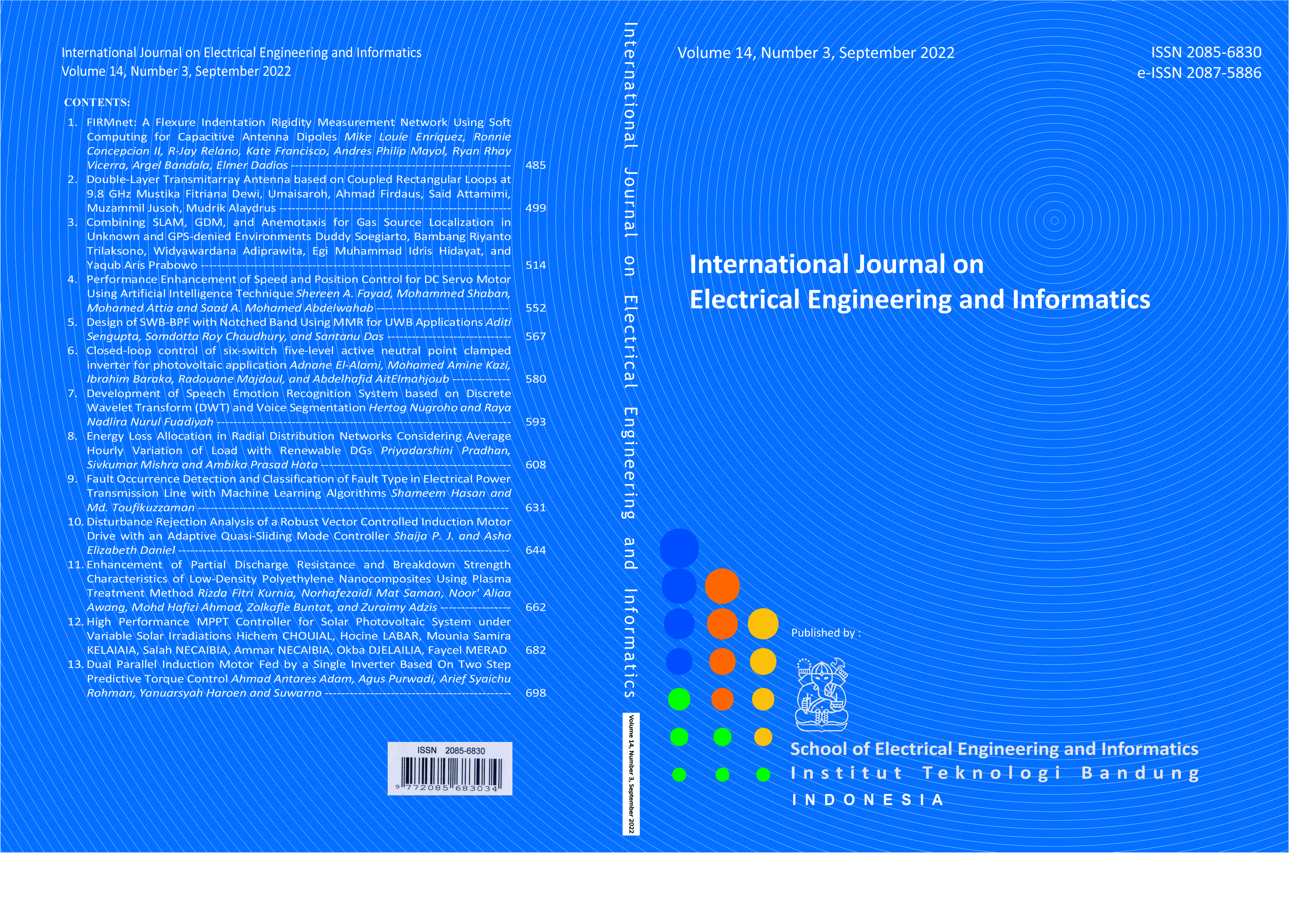 Journal cover Vol. 14 No. 3 September 2022
